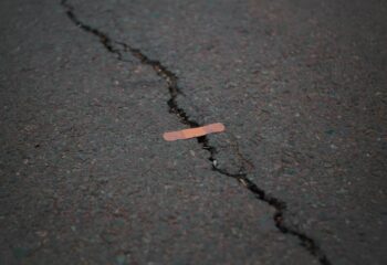 cracked road